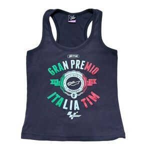 Vintage Y2K Women’s MotoGP Italy Motorbike Racing Tank Top Shirt Size M